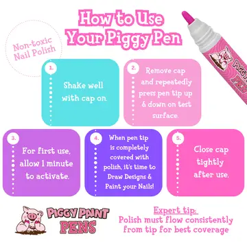 Piggy Pen Non-Toxic Kids Nail Polish-Giggly Green