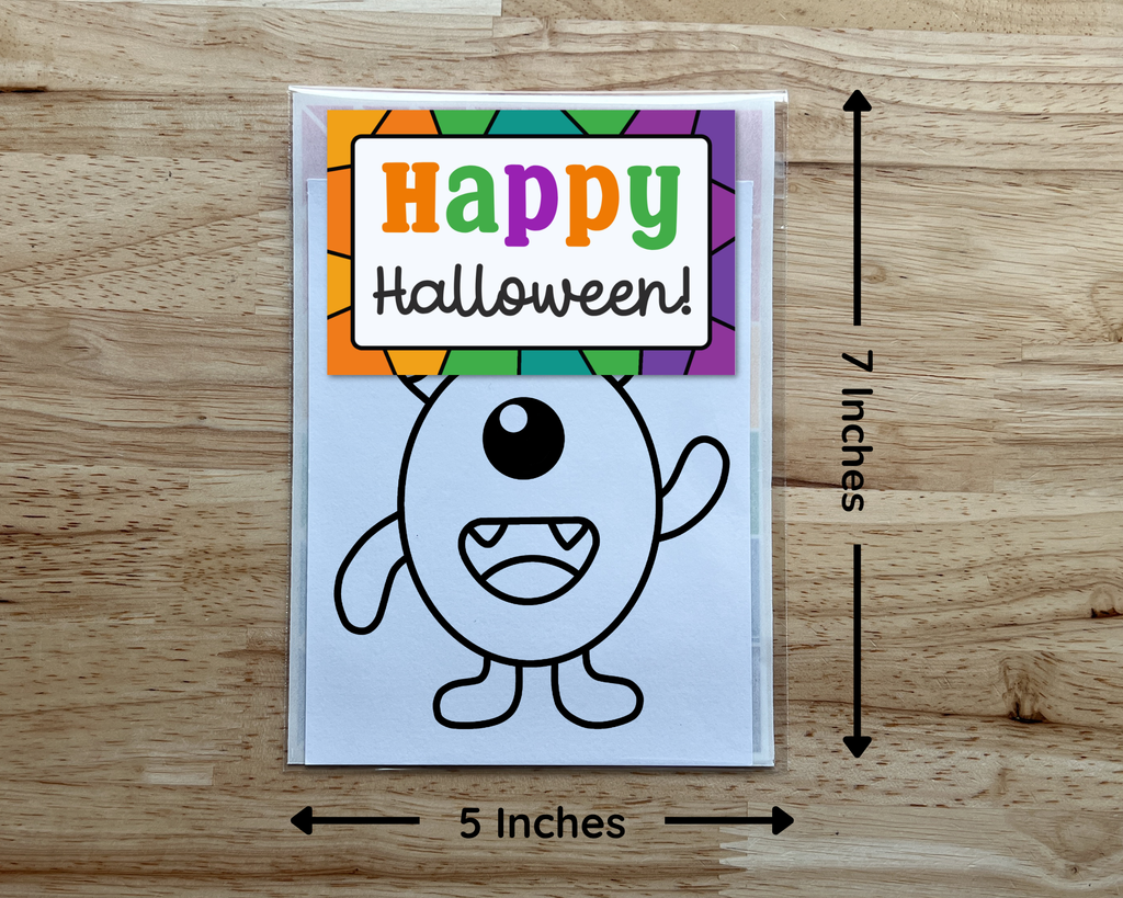 Monster Suncatcher Sticker Craft Kits for Kids