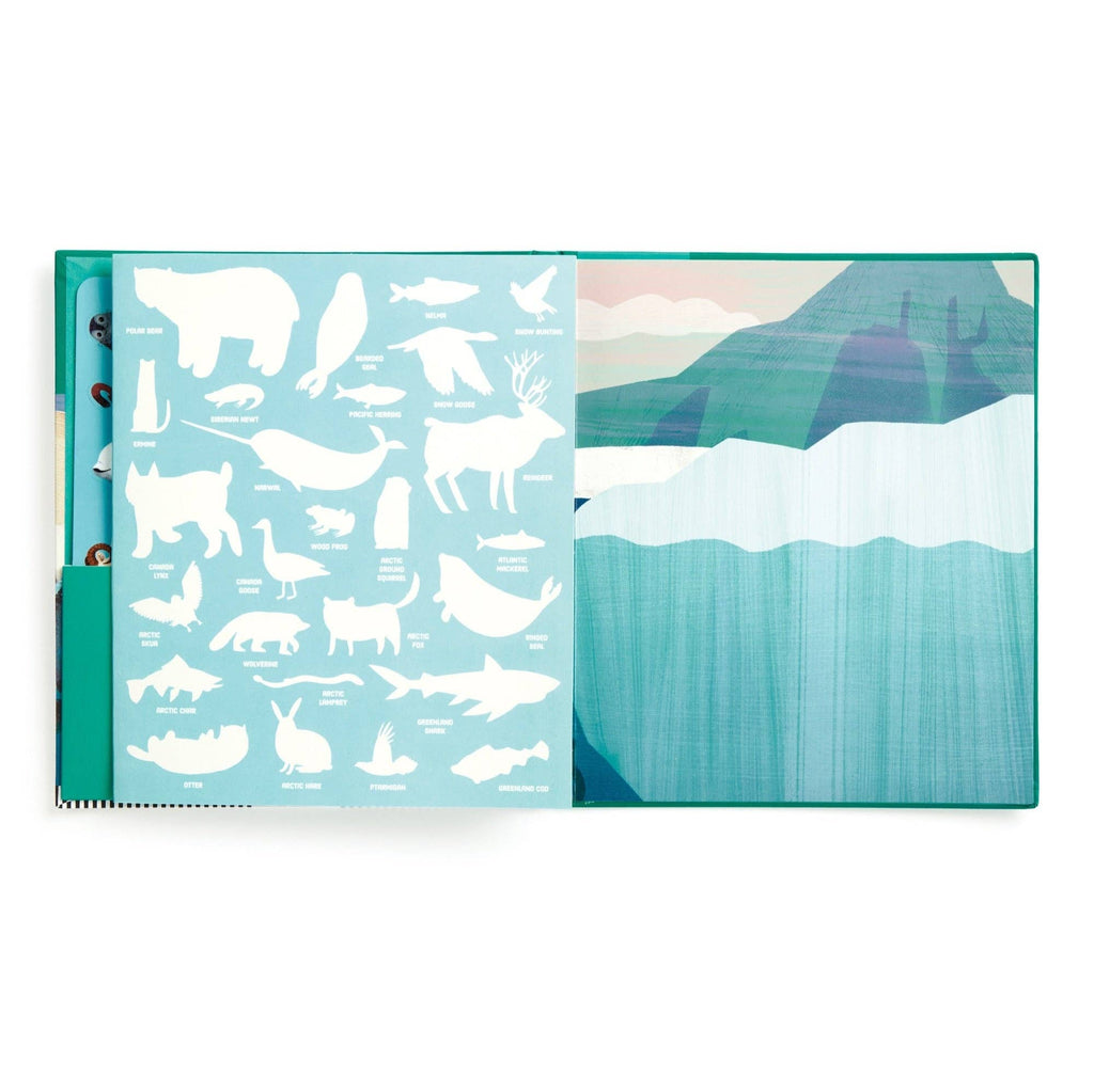 Arctic Life Reusable Sticker Play Activity Set by Mudpuppy, Ages 3+