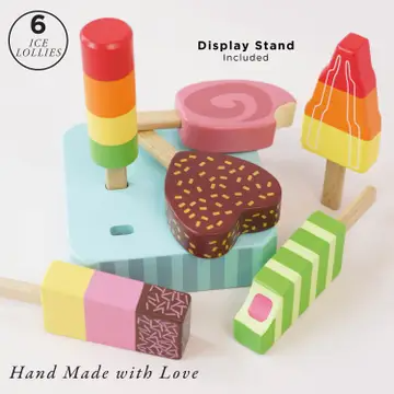 Wooden Ice Lollies & Popsicles