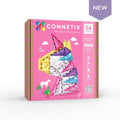 CONNETIX Magnetic Tiles, Glitter Unicorn Pack, 56 Pieces
