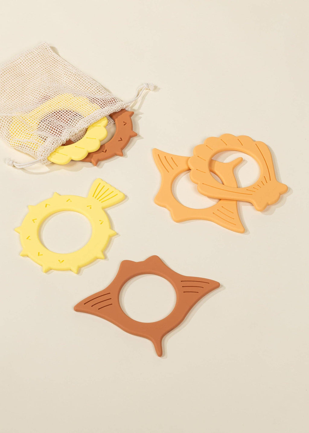Set of 6 Silicone Diving Rings Pool Toys