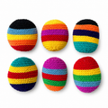 Rainbow Crocheted Hacky Sacks – Assorted Colors