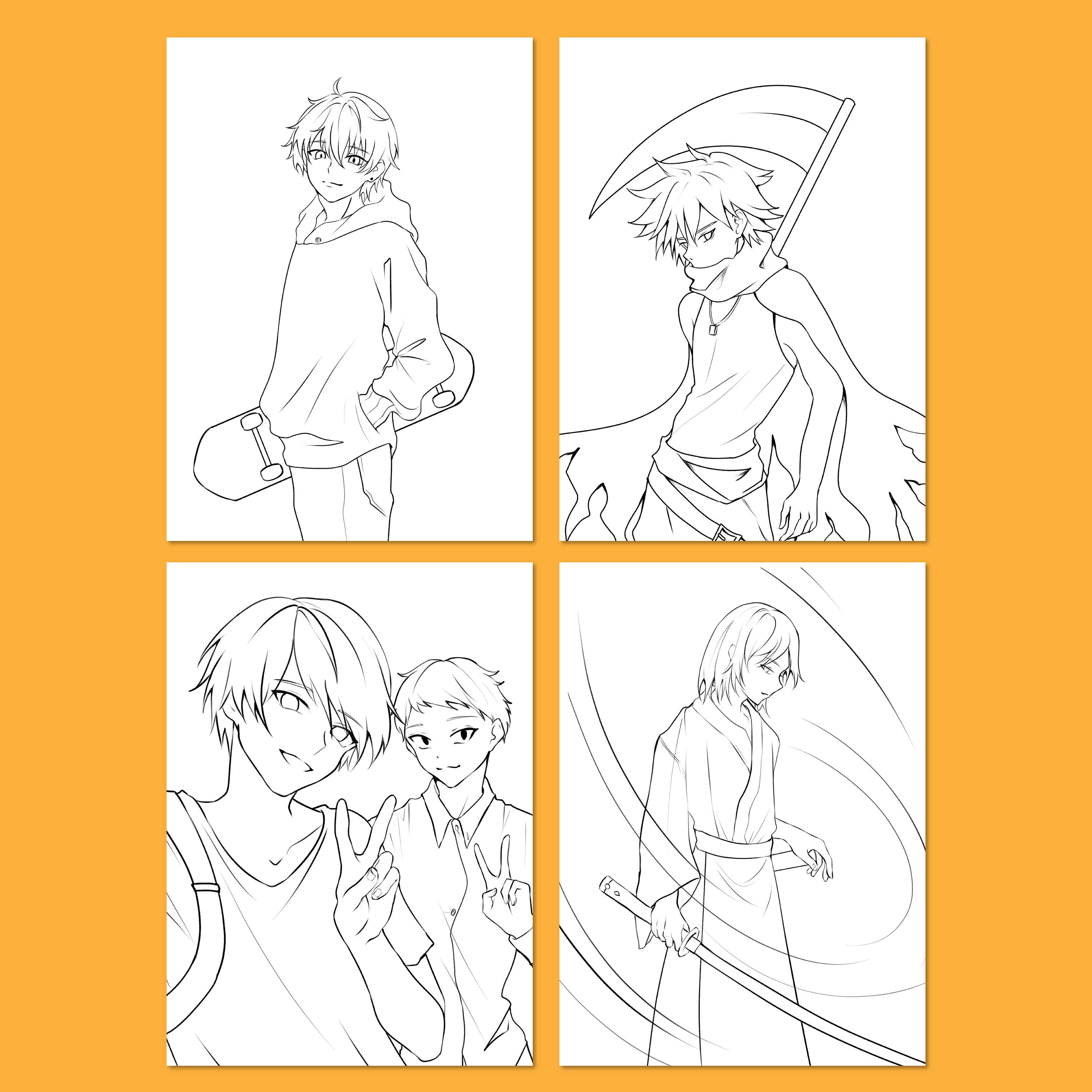 Anime Drawing - Shonen Edition Drawing Instruction Kit