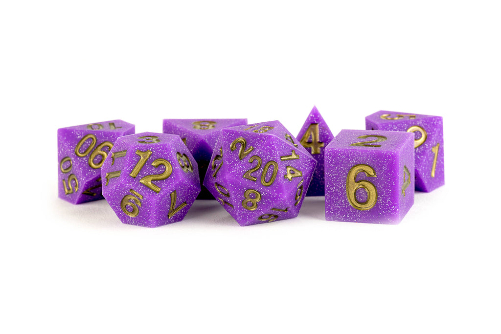 UNIQUE Sharp Edge Silicone Rubber Dice Set