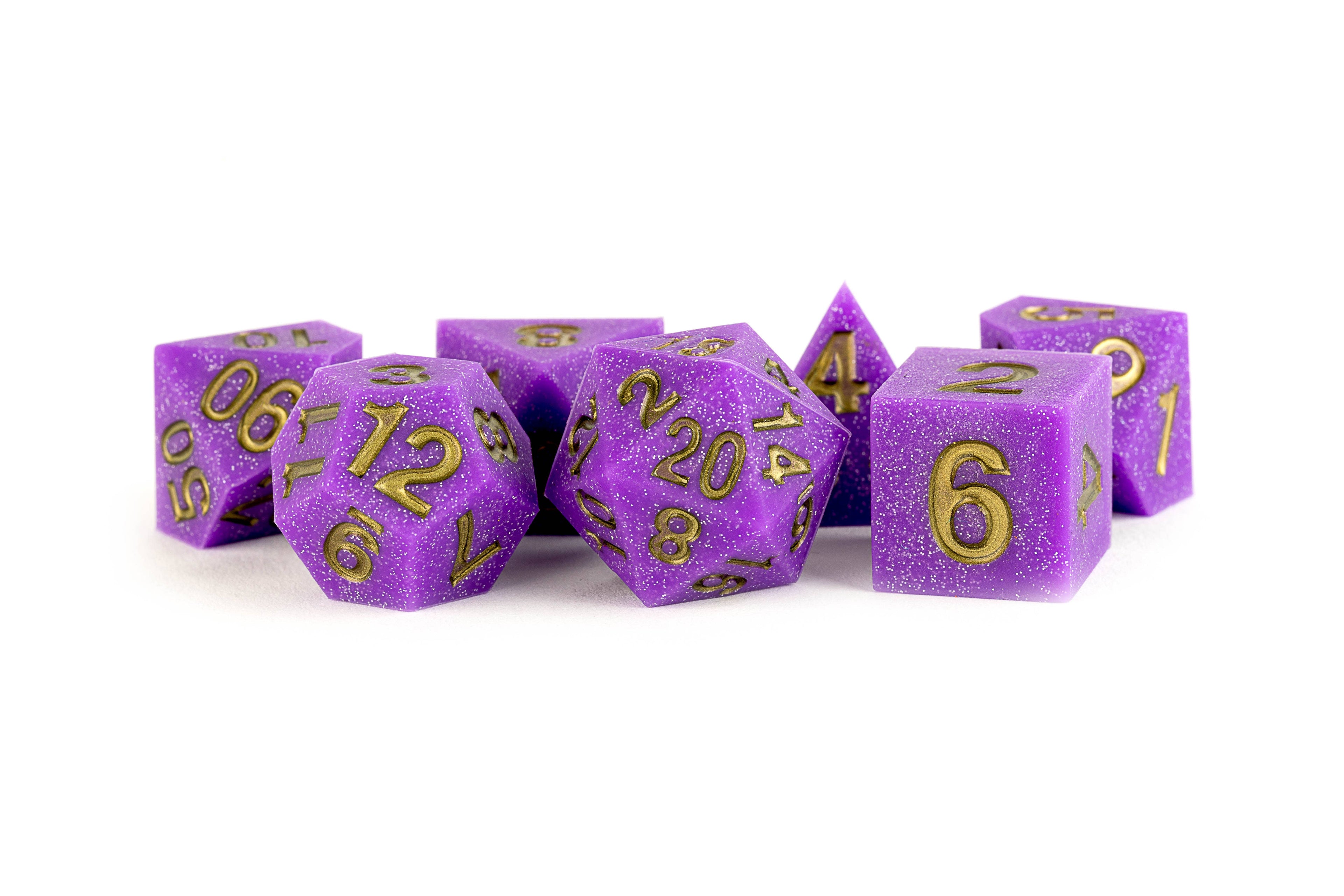 UNIQUE Sharp Edge Silicone Rubber Dice Set