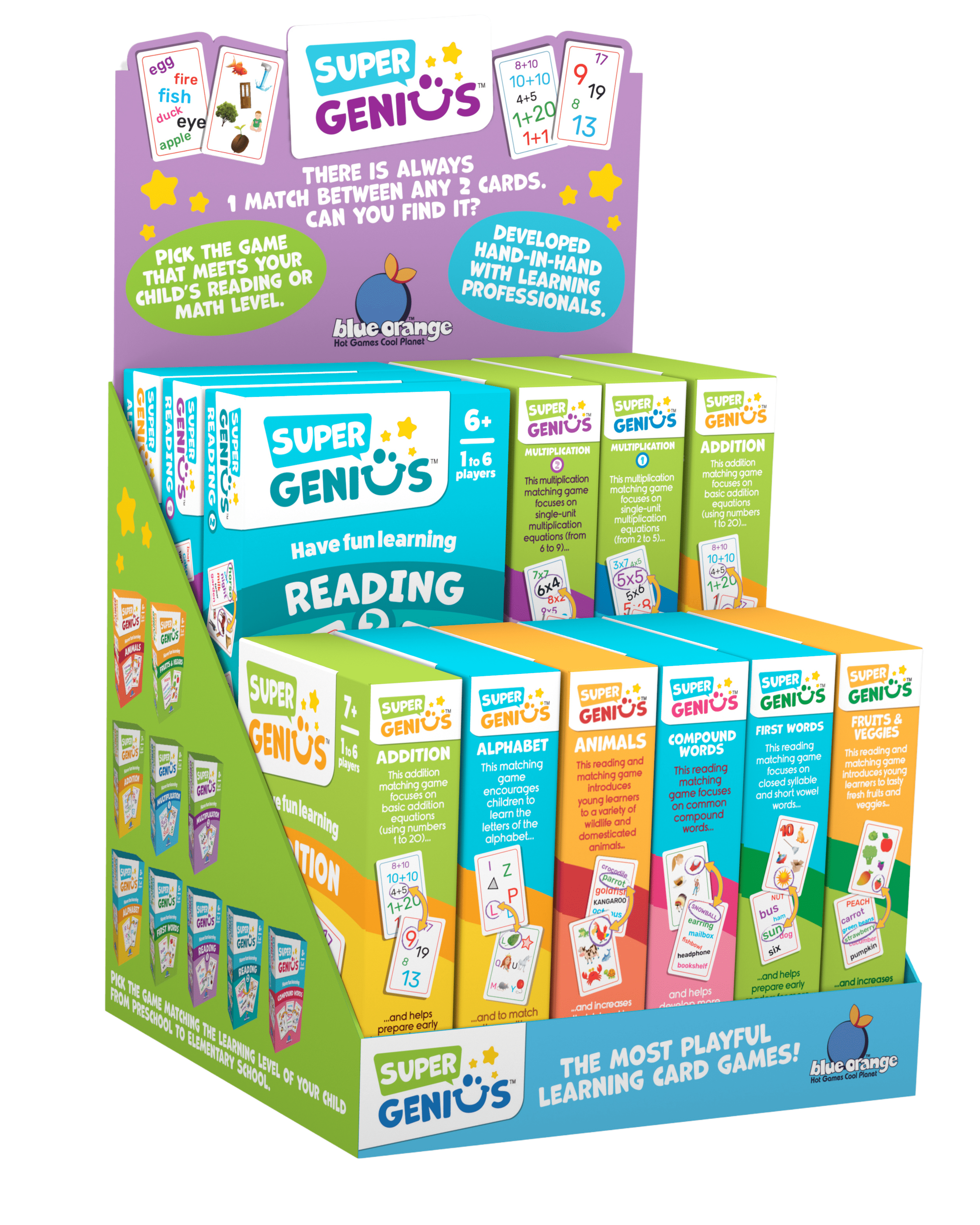 Super Genius Fruits & Veggies : The Clever Card Challenge