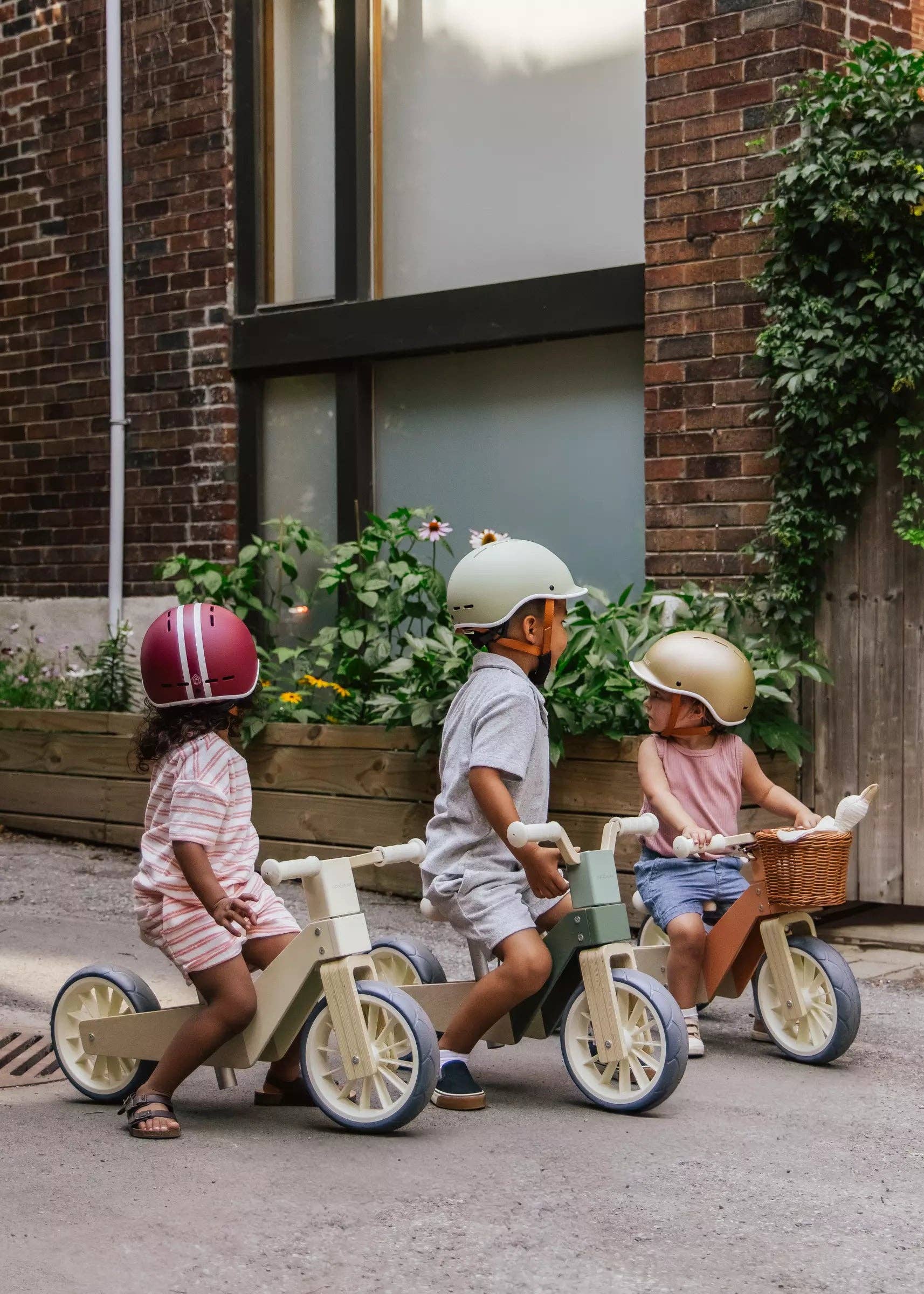 Wooden Balance Bike 3-in-1