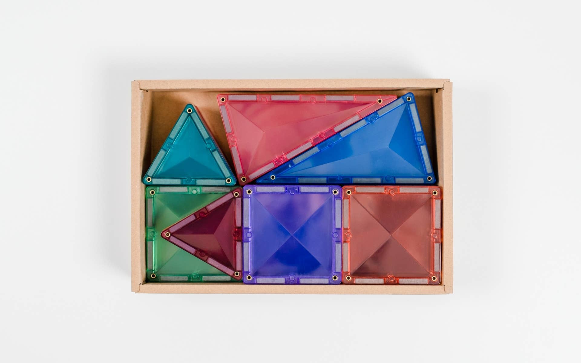 CONNETIX Magnetic Tiles Pastel Mini Pack, 32 Pieces