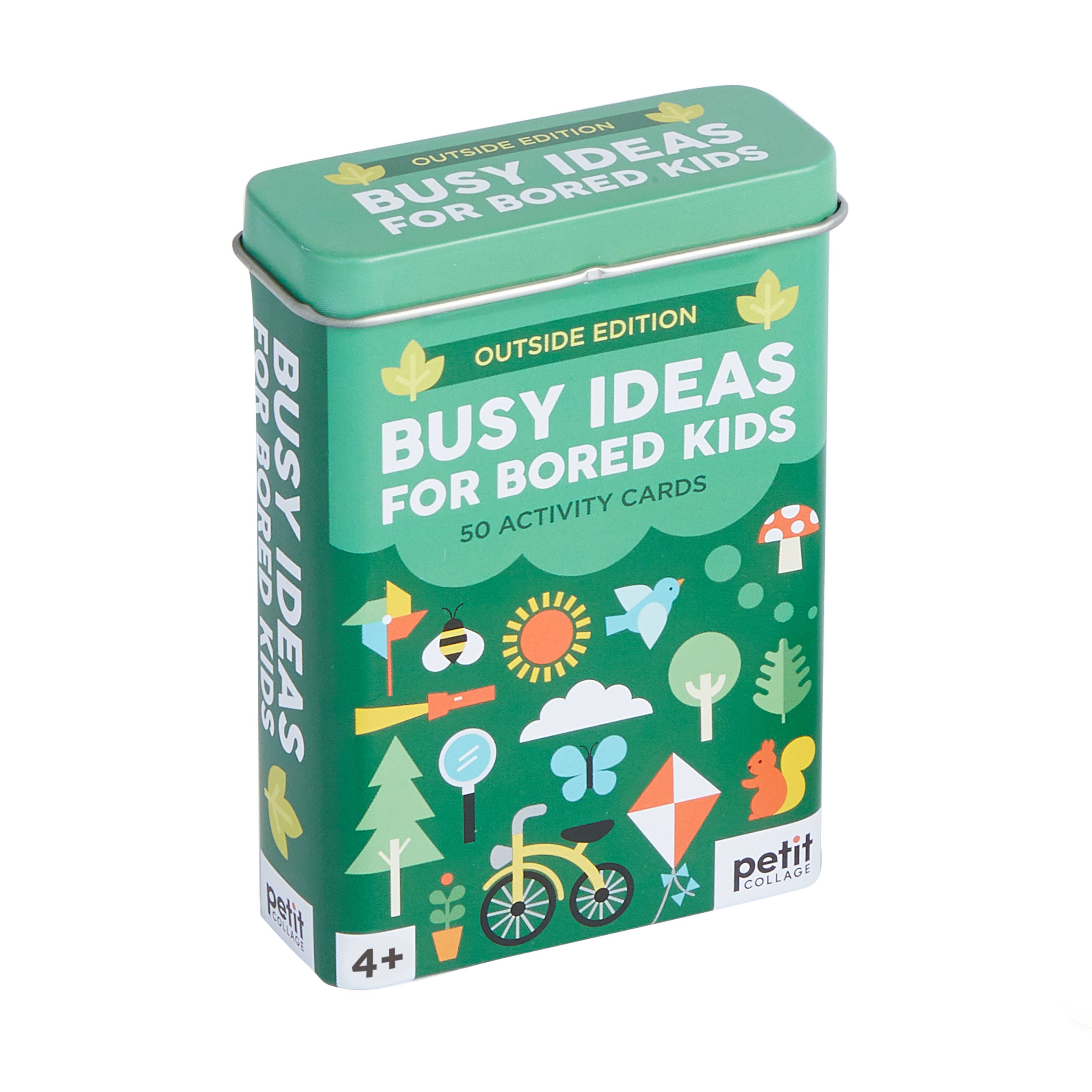 Petit Collage Busy Ideas for Bored Kids: Outdoor Edition Activity Cards
