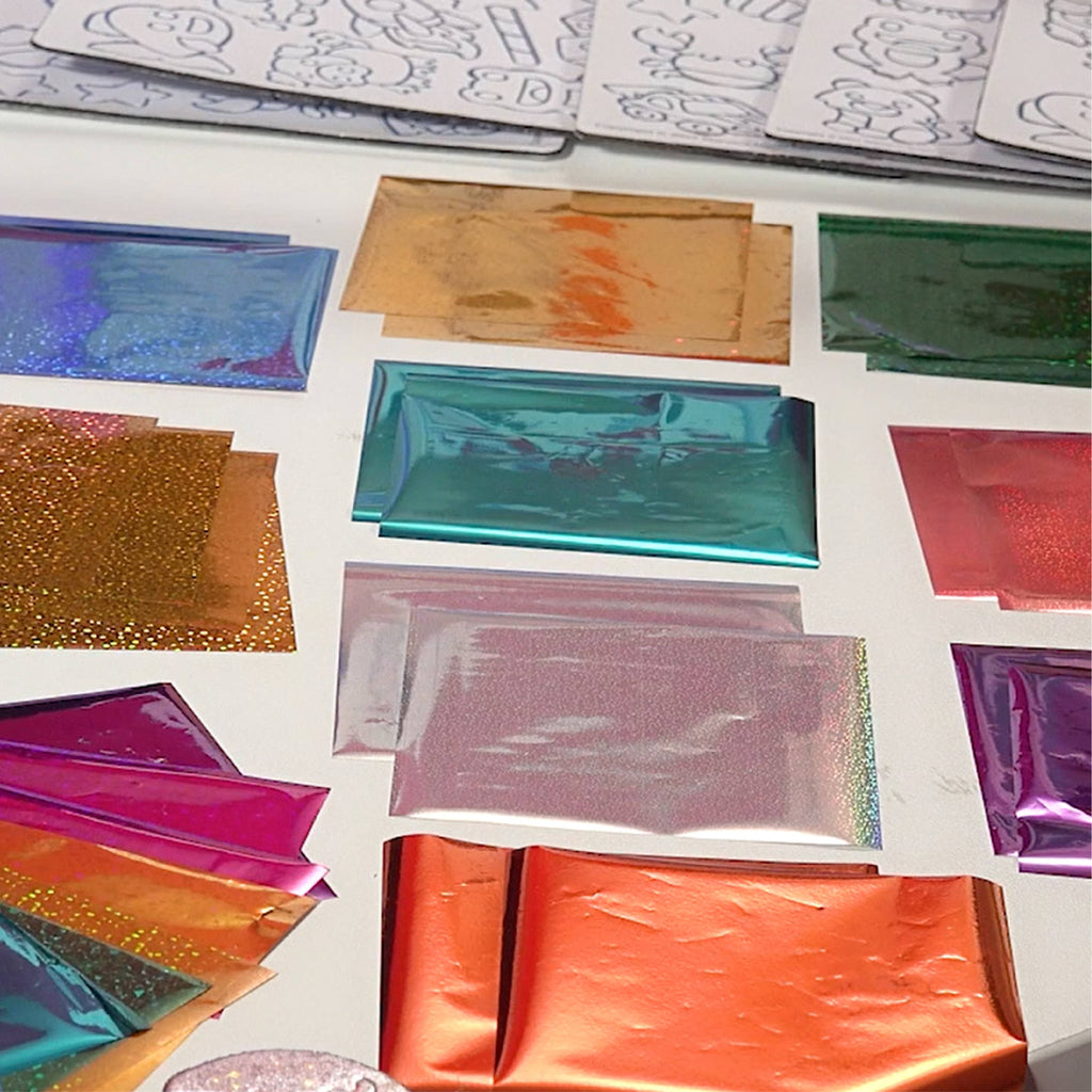Magic Foil Rainbow Sticker Art Kit – 150 Pack