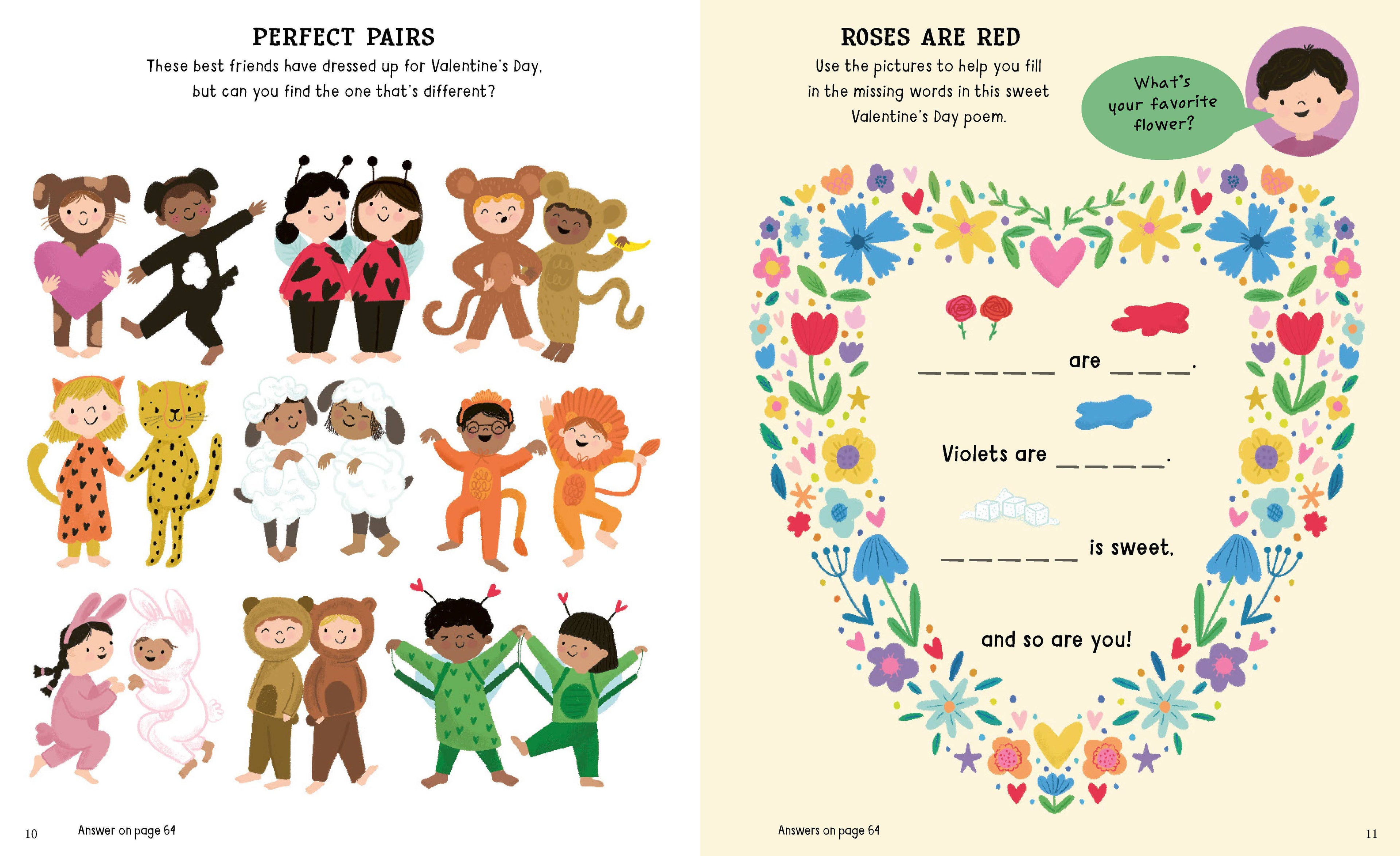 10-Minute Valentine's Day Activities by Helen Hughes - Stickers & Crafts
