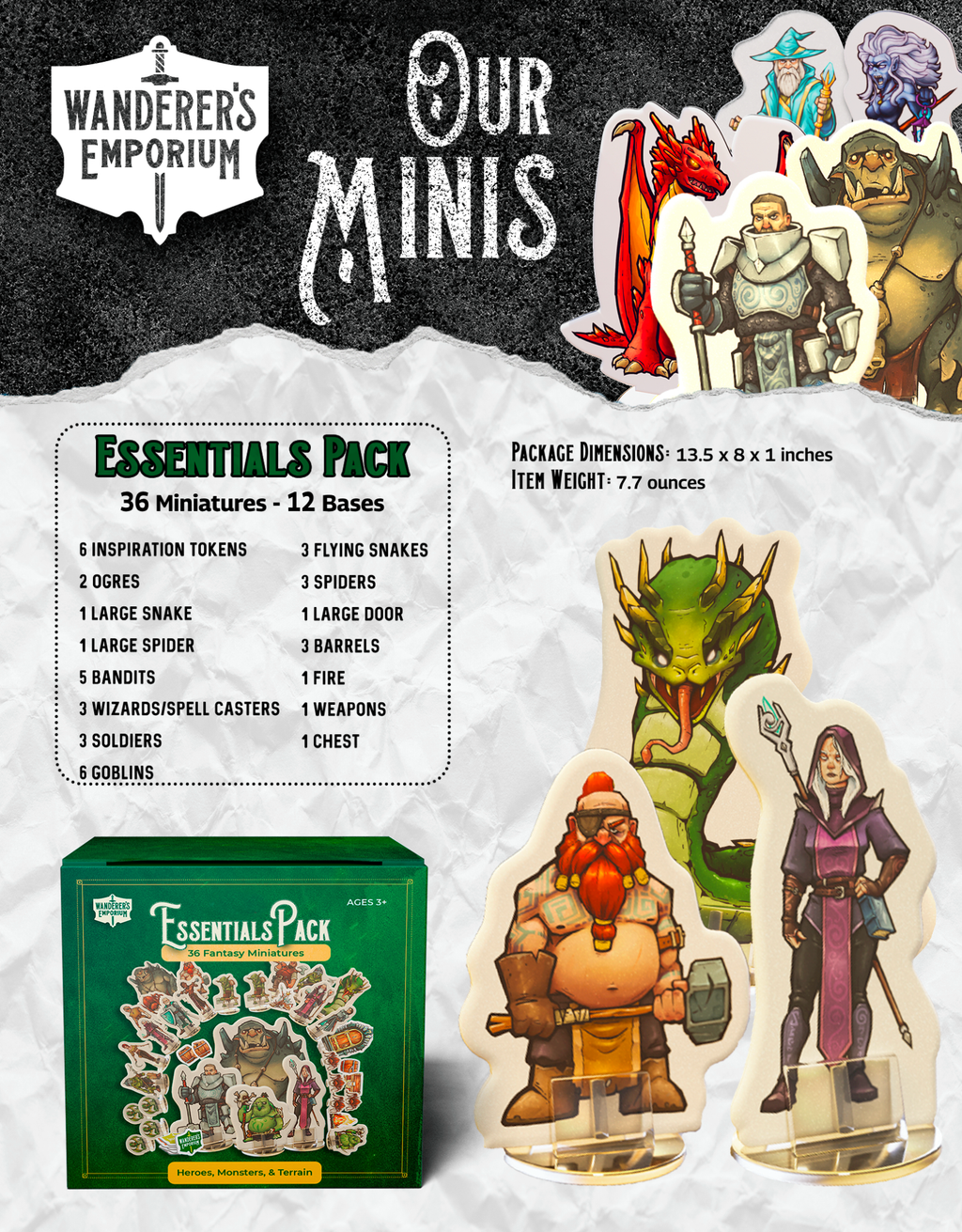 Wanderer's Emporium Minis: Essentials Pack