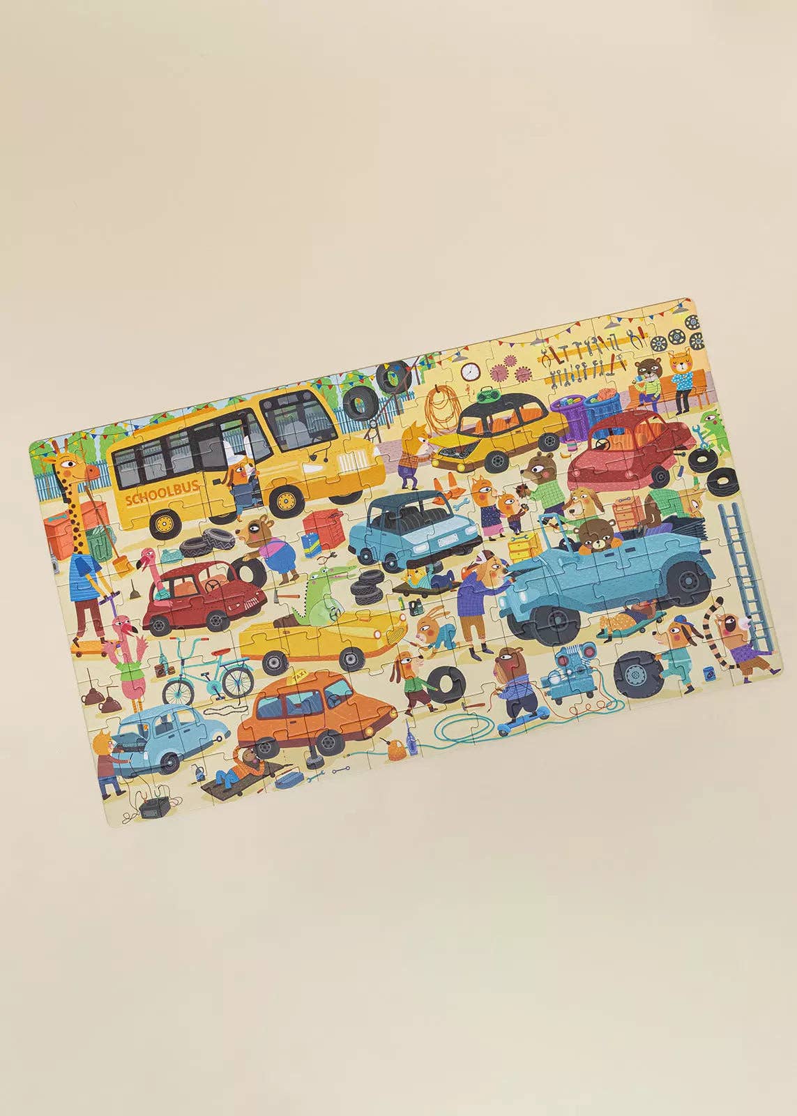 Carry-On Puzzle - Busy Garage - 104pcs