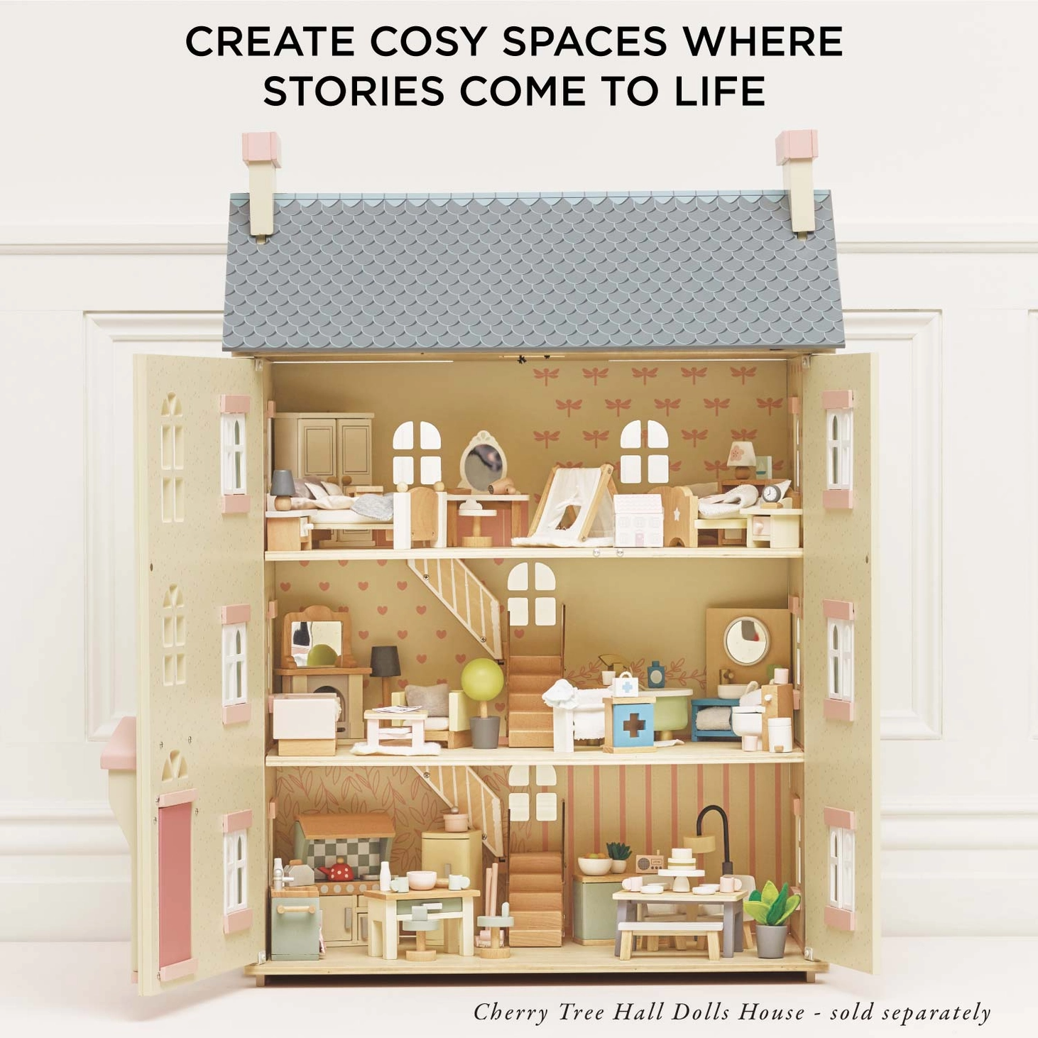 Wooden Dolls House Dining Room
