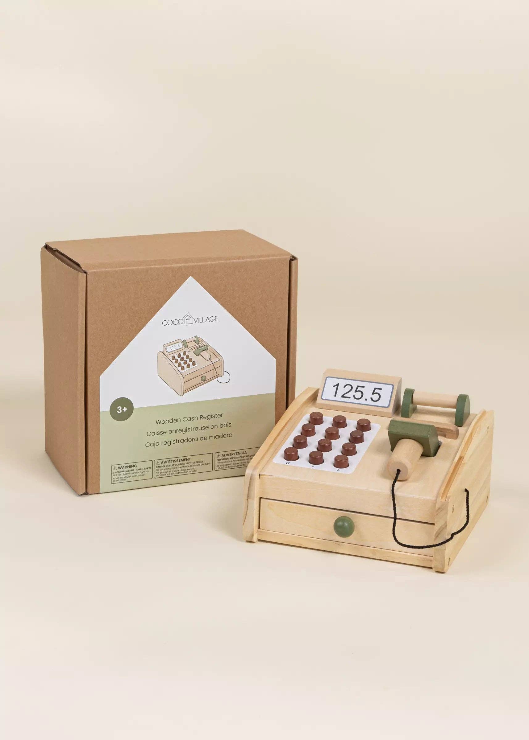 Wooden Cash Register