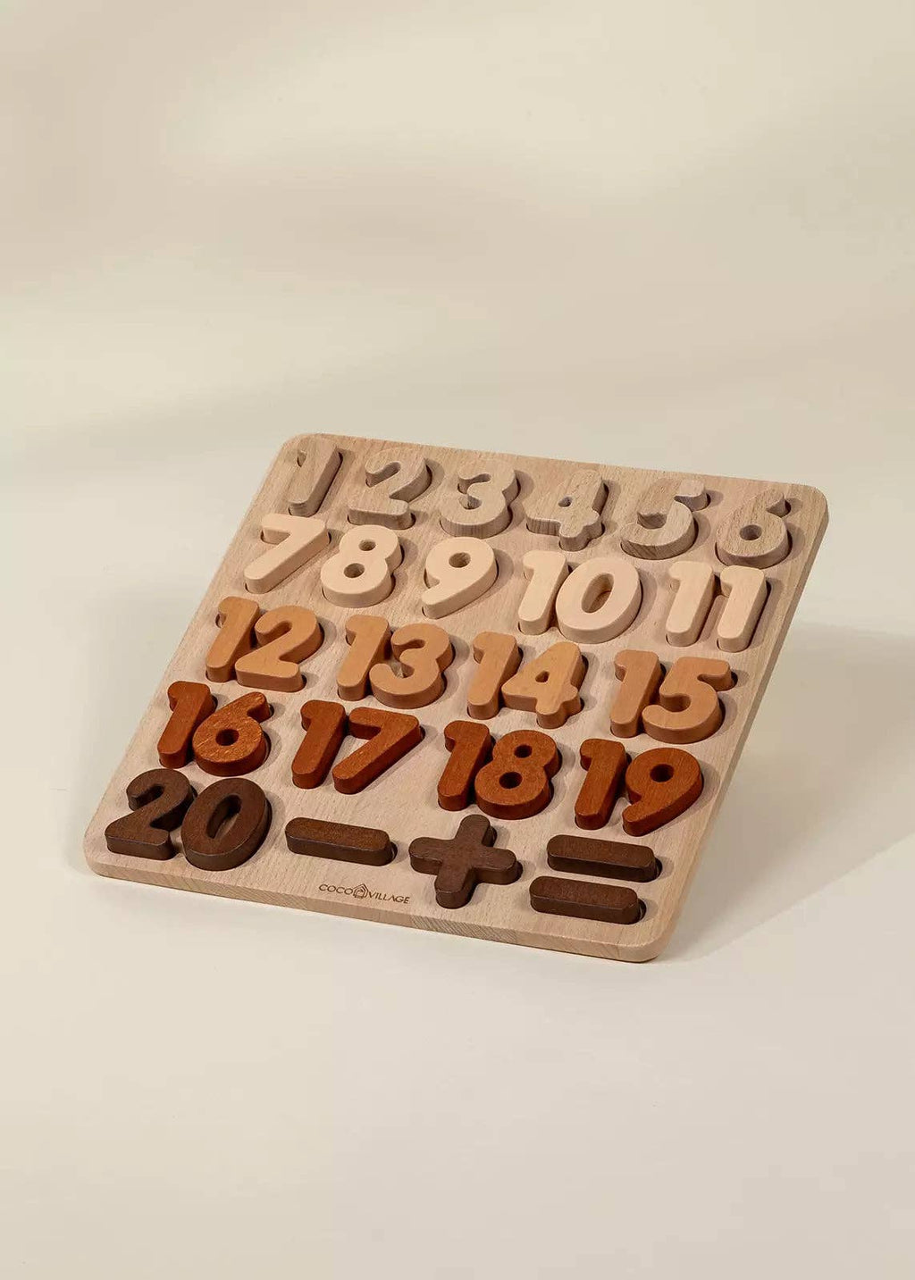 Wooden Shapes Learning Set - 12 pcs