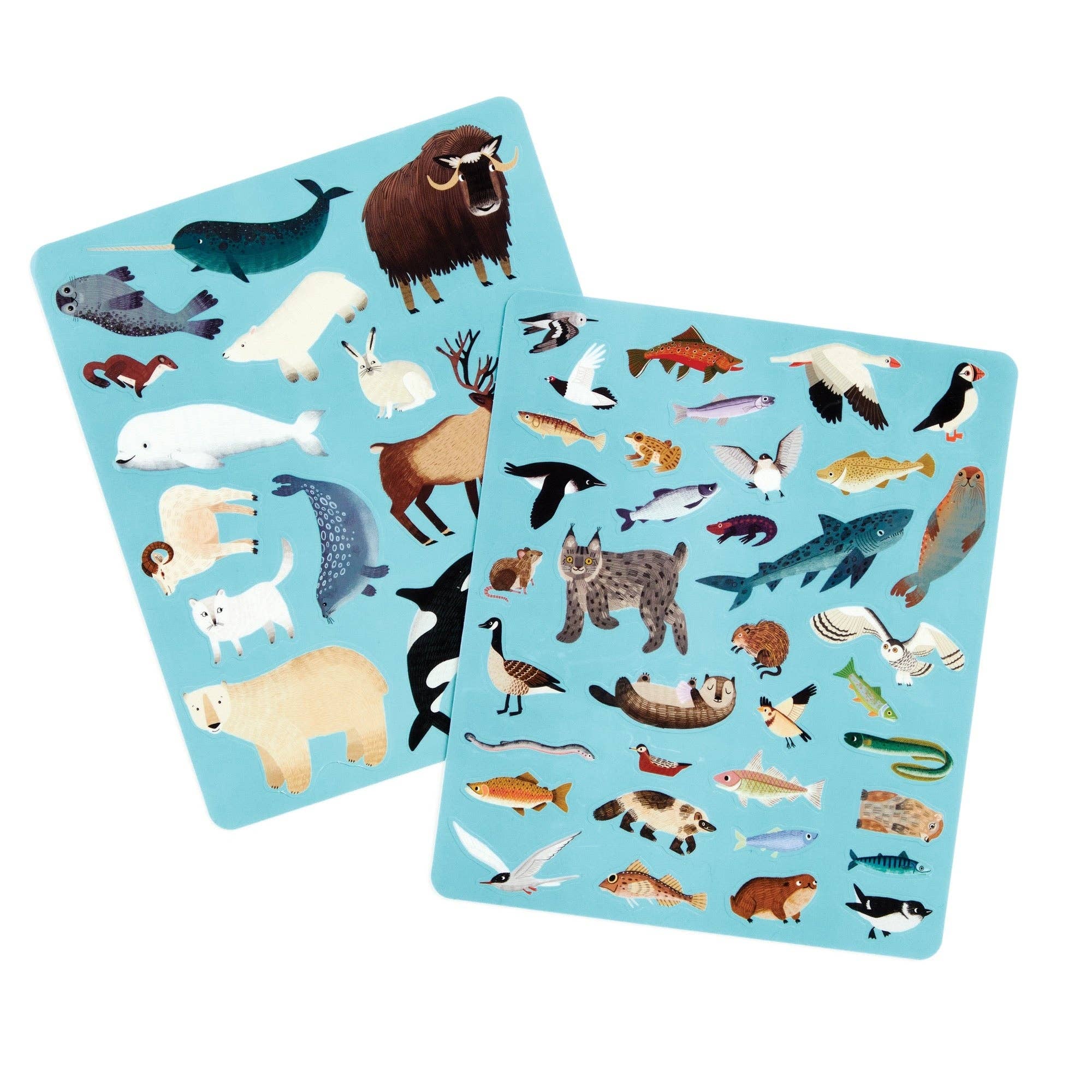 Arctic Life Reusable Sticker Play Activity Set by Mudpuppy, Ages 3+