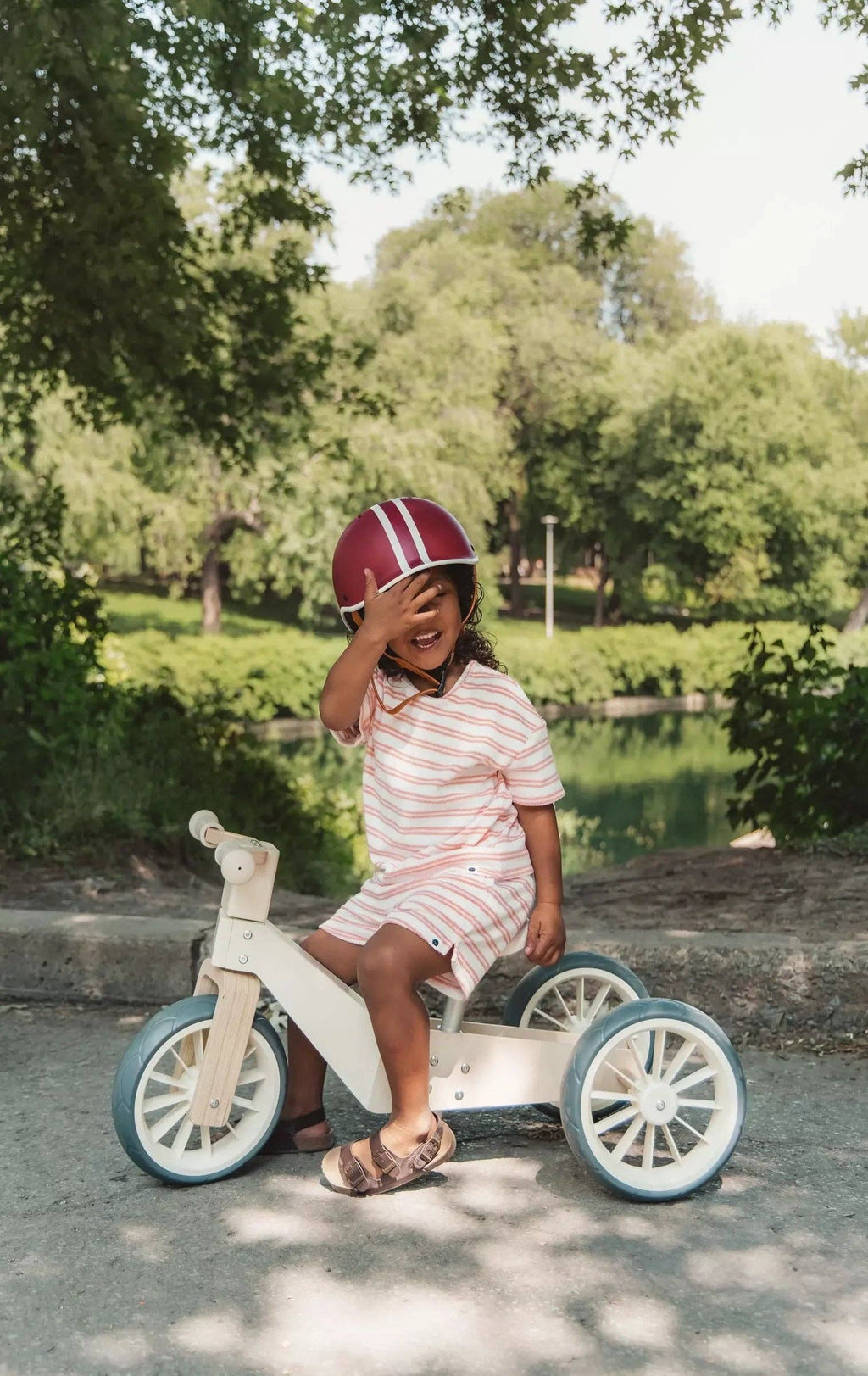 Wooden Balance Bike 3-in-1