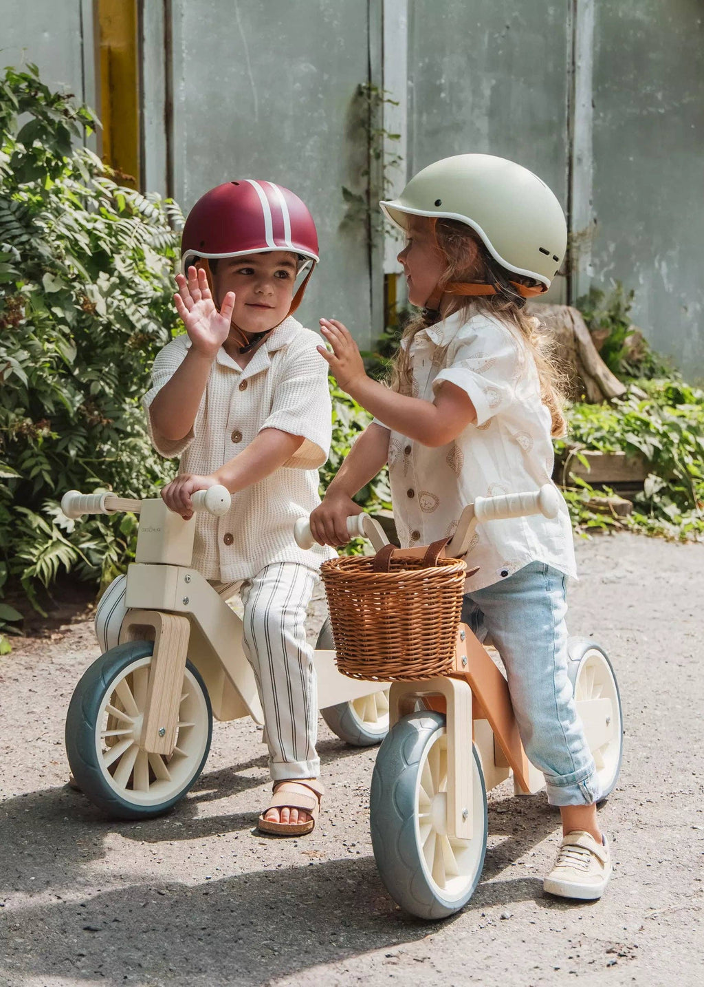 Wooden Balance Bike 3-in-1