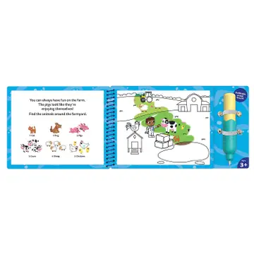 Water Art Book: Animals