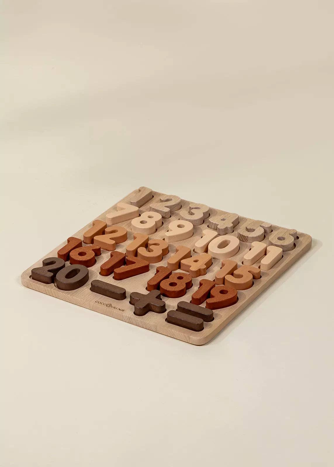 Wooden Shapes Learning Set - 12 pcs