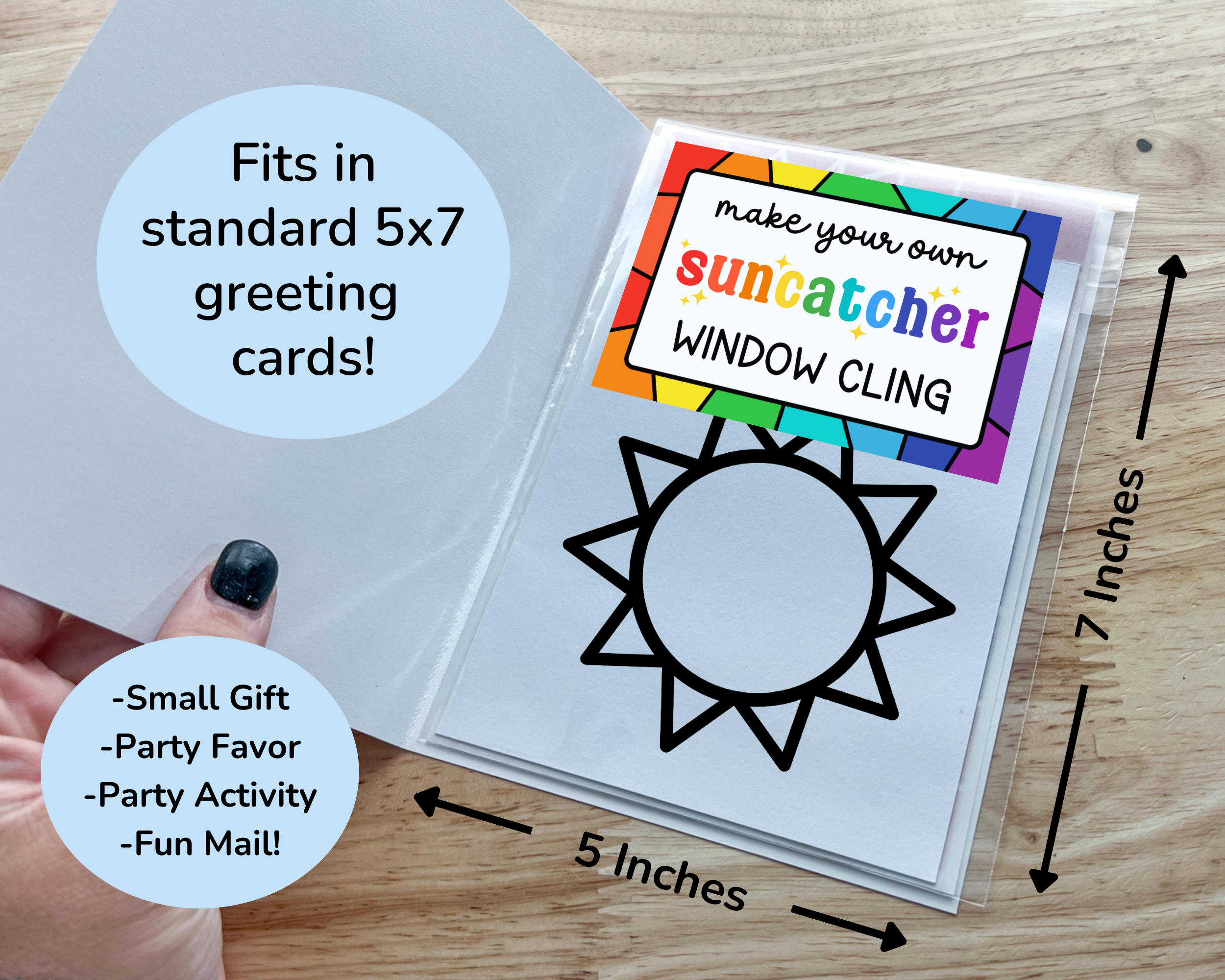 Valentine Suncatcher Sticker Craft Kit Set for Kids