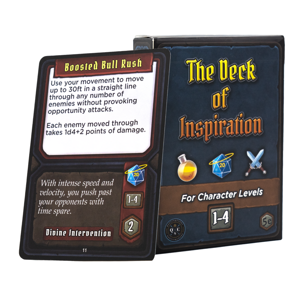 Deck of Inspiration: Lvl 1-4