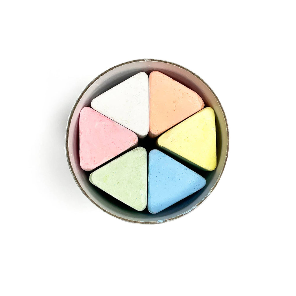 Hopscotch Chalk - Talc-Free - 6 Natural & Non-Toxic Colors