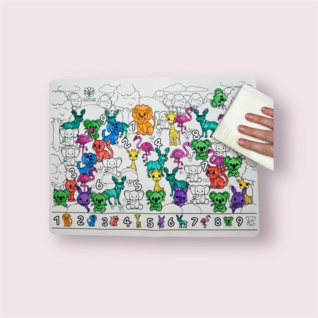 Silicone Colouring Mat - Seek N Spot Under the Sea