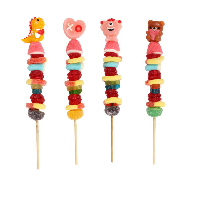 Valentine's Day Gummy Kabob