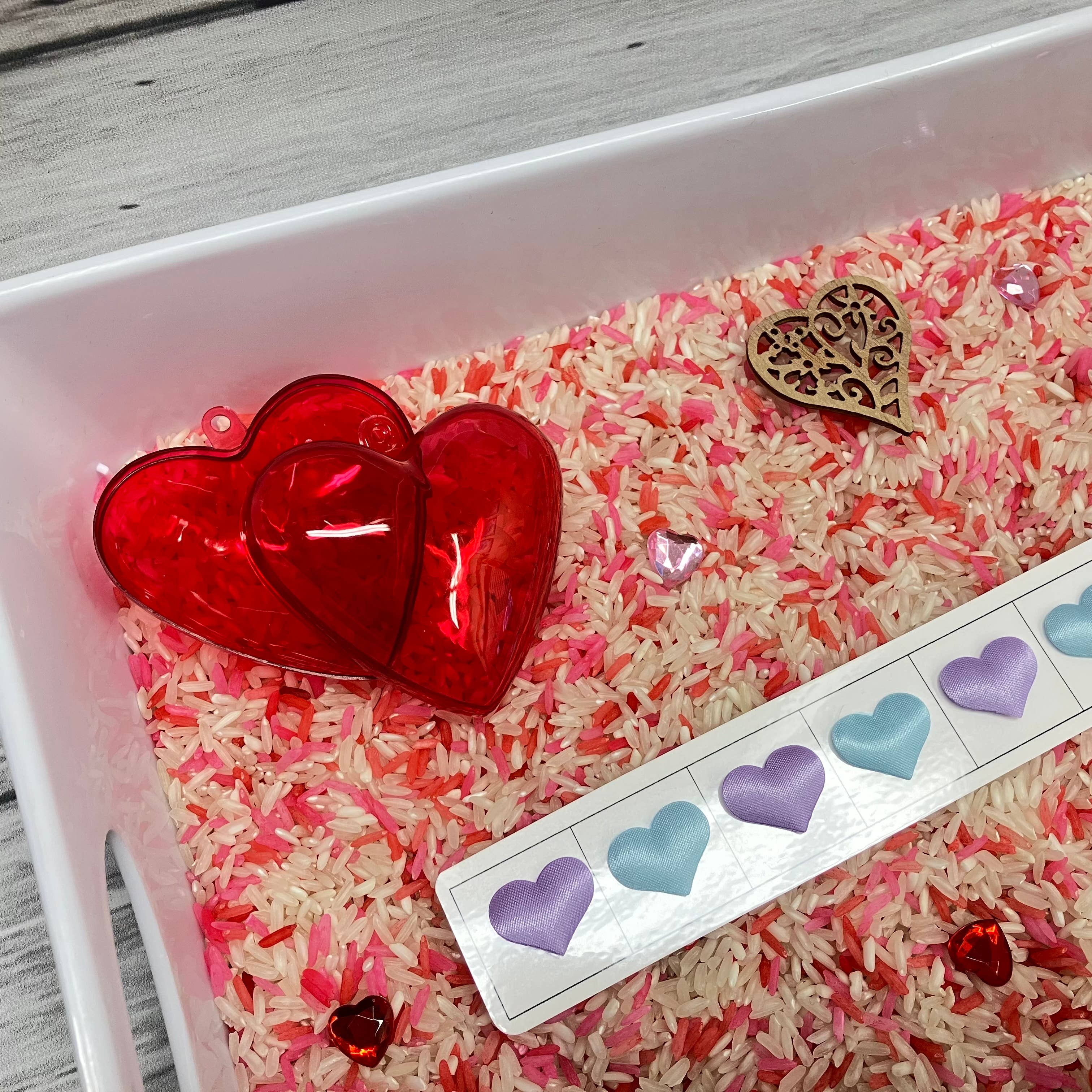Valentines Sensory Bin, Sensory Bins for Kids, Sensory Kit,