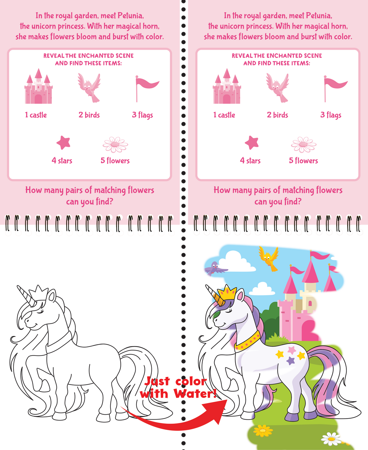 Color With Water - Unicorns