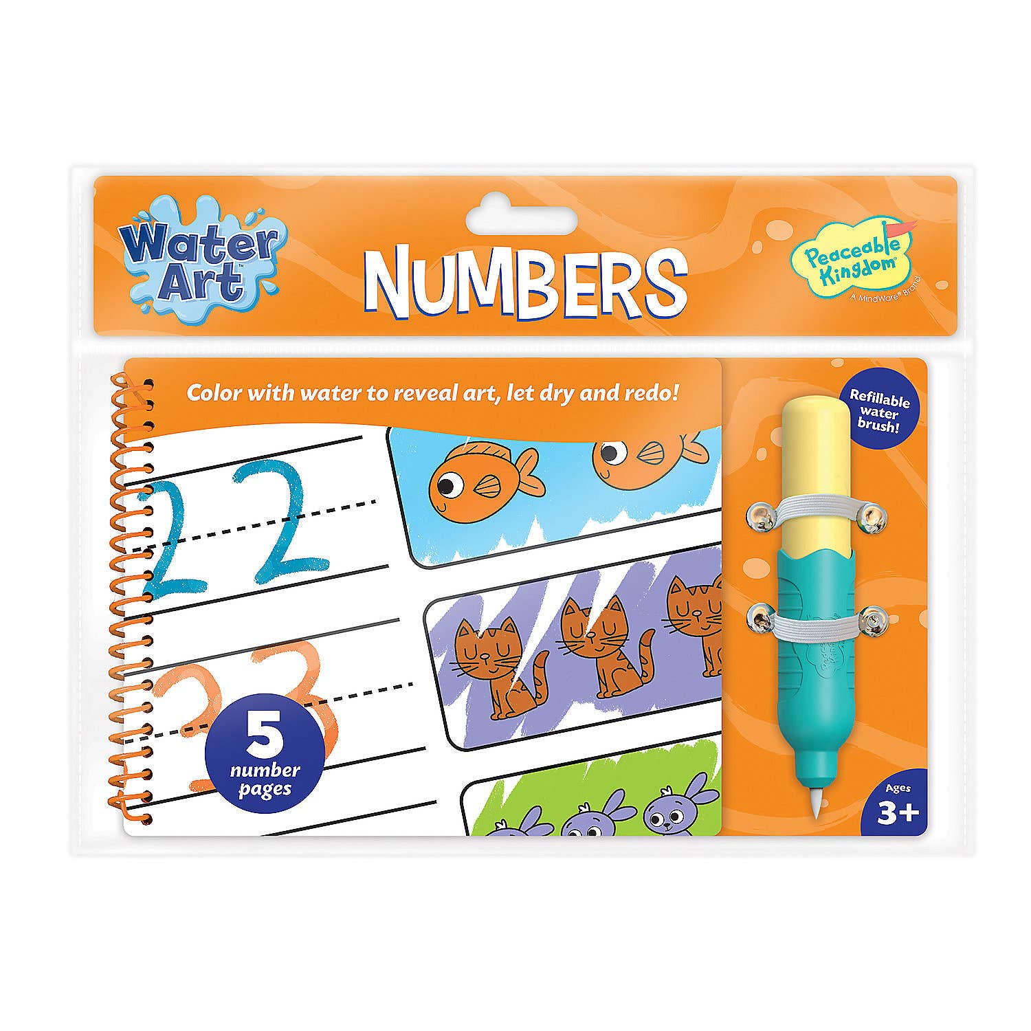 Water Art Book: Numbers