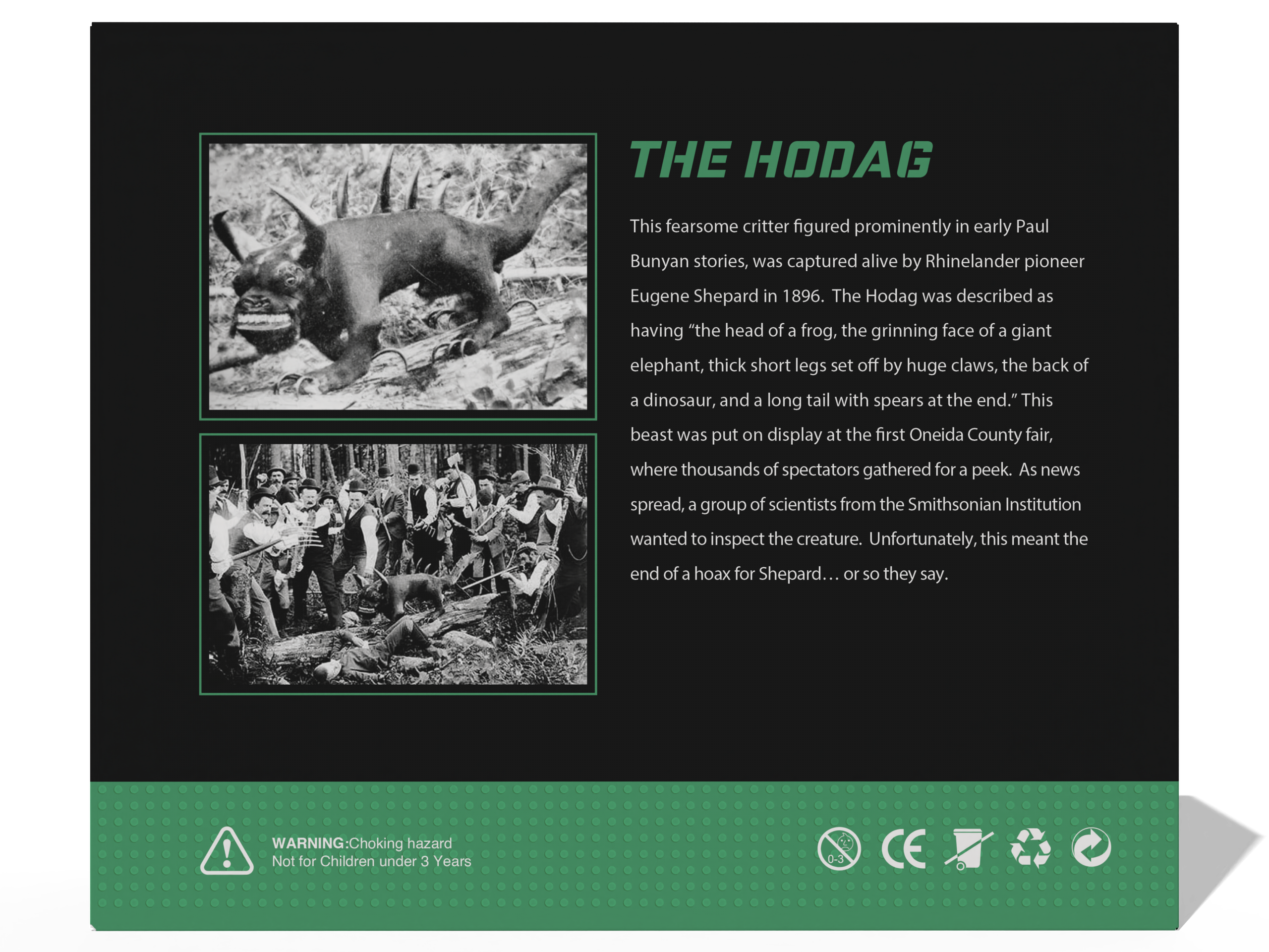 Hodag Brick Set (214pc) by Northwood Bricks