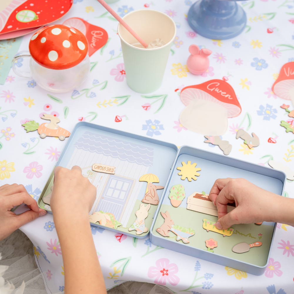 Daydream Society Bunnies in the Garden Magnetic Dress Up Game