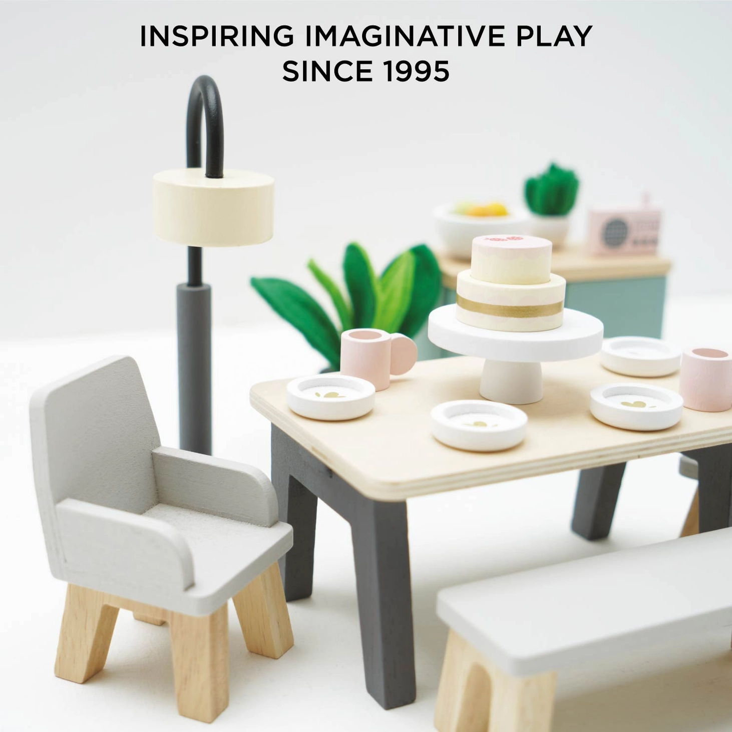 Wooden Dolls House Dining Room