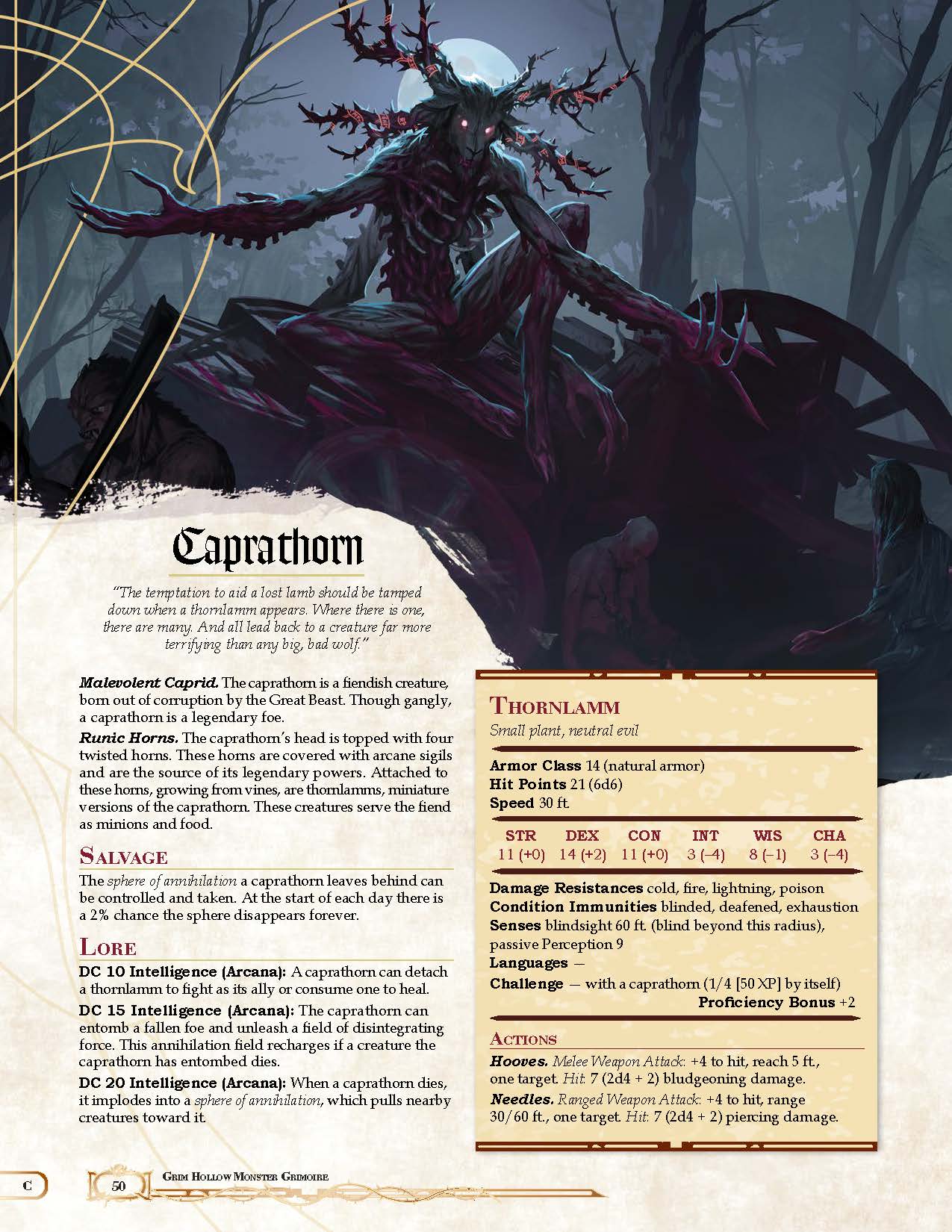 Grim Hollow: The Monster Grimoire