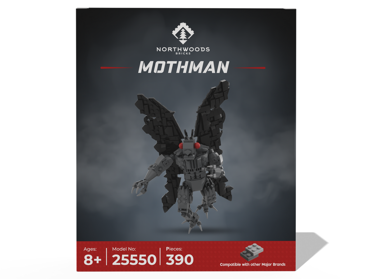 Mothman Brick Set (390 pc) by Northwood Bricks