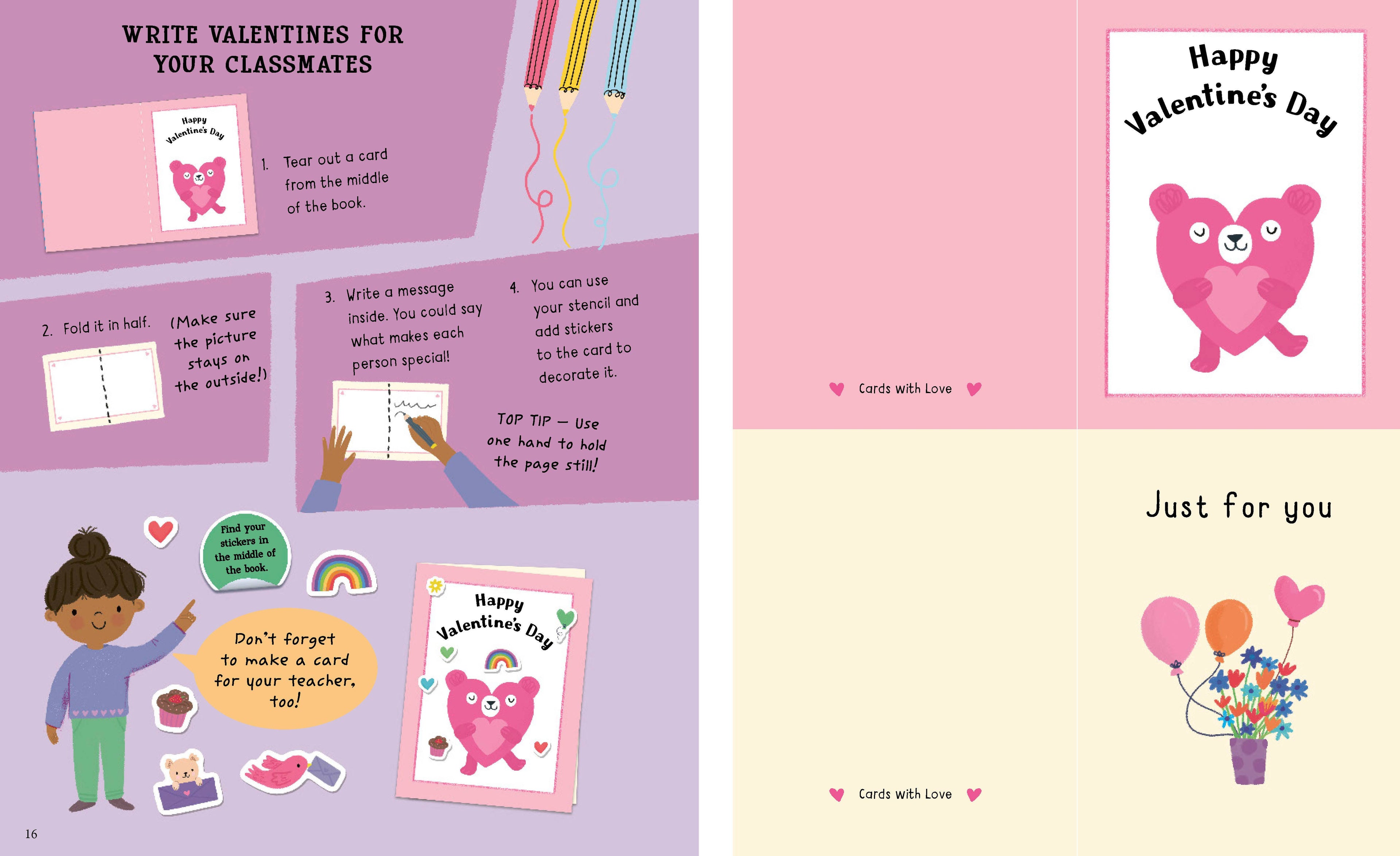 10-Minute Valentine's Day Activities by Helen Hughes - Stickers & Crafts