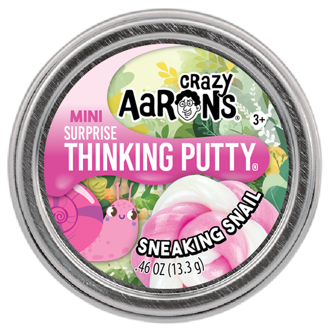 Crazy Aaron's Spring Surprise 2" Tins, Buzzing Bee, Hummingbird and Sneaking Snail