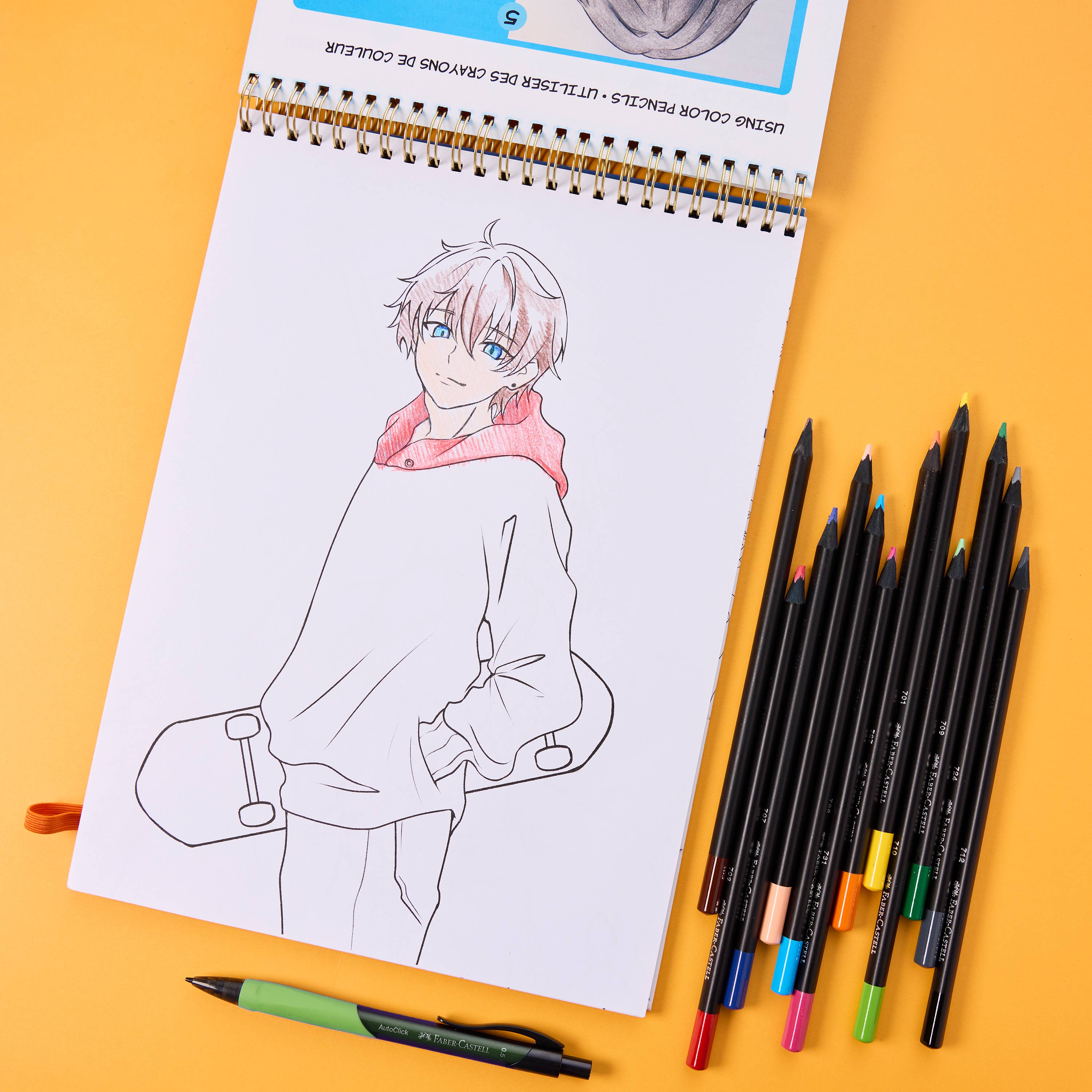 Anime Drawing - Shonen Edition Drawing Instruction Kit