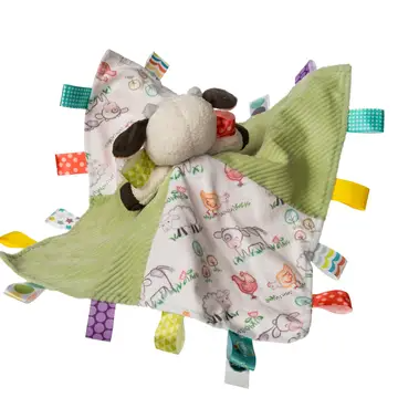 Taggies Buttercup Cow Character Blanket