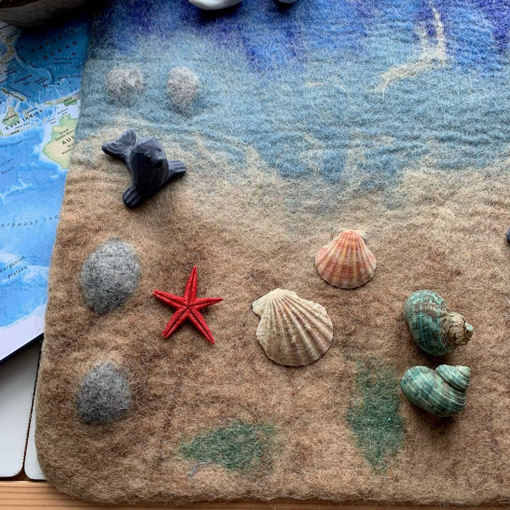 Felted Ocean Play Mat - Mat Only