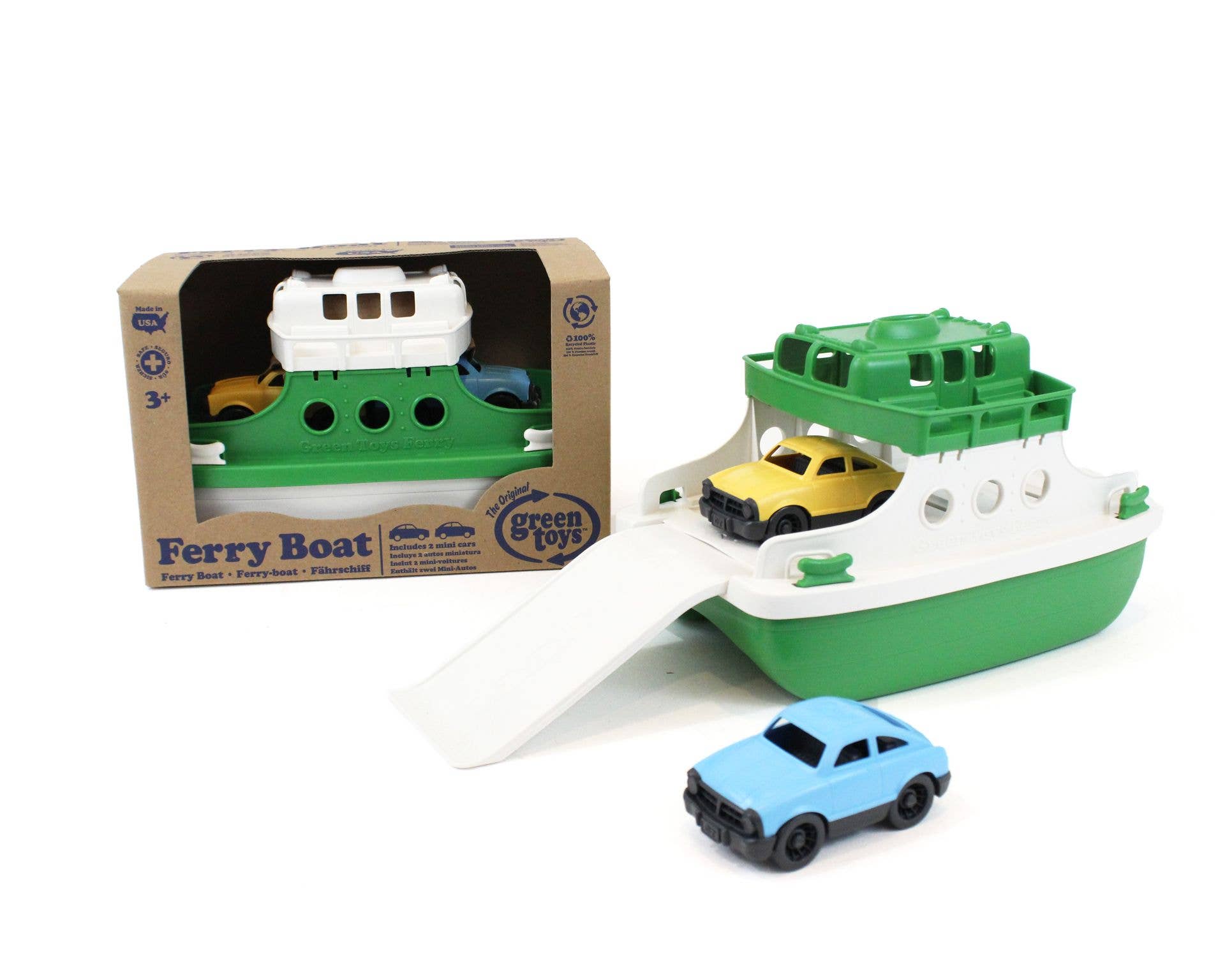 Ferry Boat - Green/White