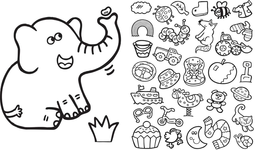 My First Big Book of Coloring by Little Bee Books