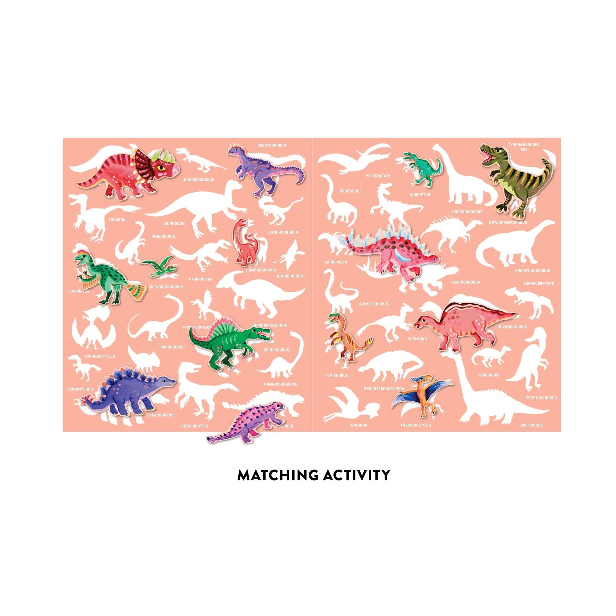 Dinosaur Park Sticker Play Reusable Activity Set