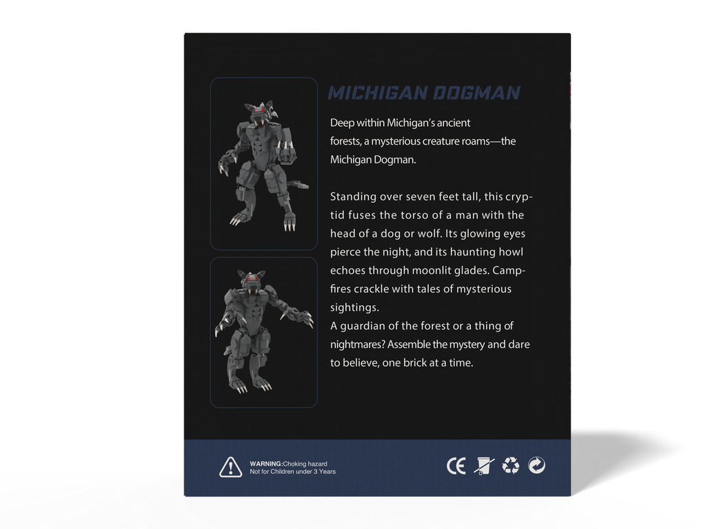 Michigan Dogman Brick Set (299pc) by Northwood Bricks