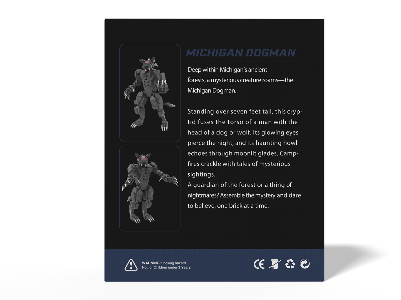 Michigan Dogman Brick Set (299pc) by Northwood Bricks