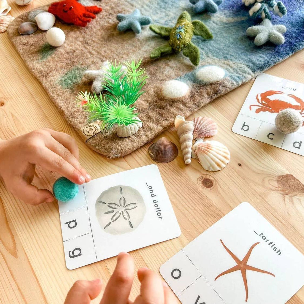 Felted Ocean Play Mat - Mat Only